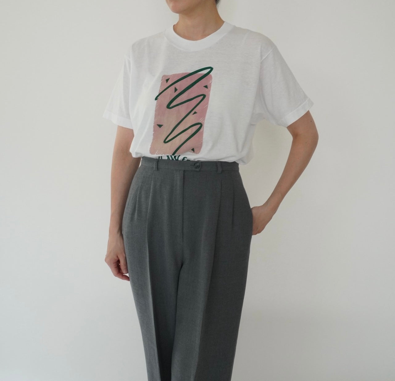 80s Printed T-shirt Made in USA