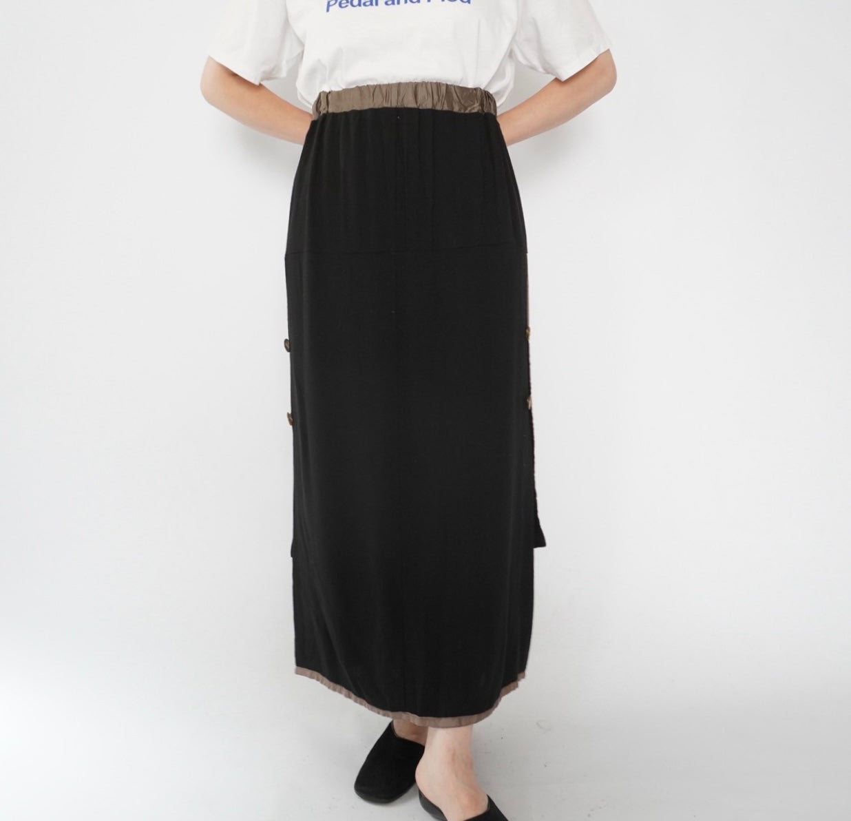 80s Rayon Design Skirt
