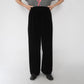 90s Black Velour Pants Made in USA