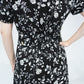 90s Floral Print Maxi Dress