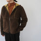 90s Faux Shearling Zipped Jacket