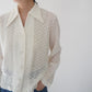 70s Lace Design Shirt