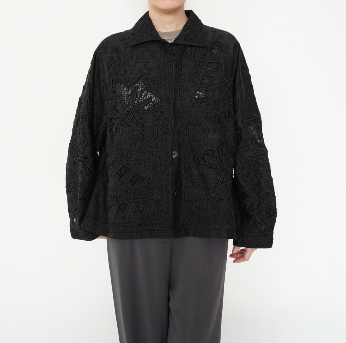 90s Silk Design Jacket