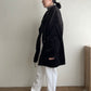90s Black Velour Reversible Jacket