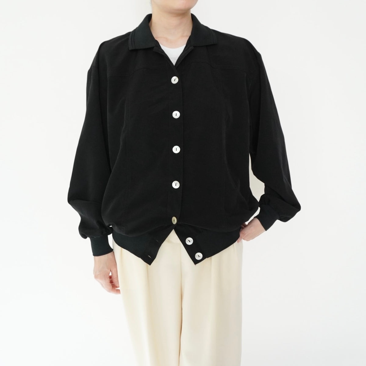 90s Black Design Shirt
