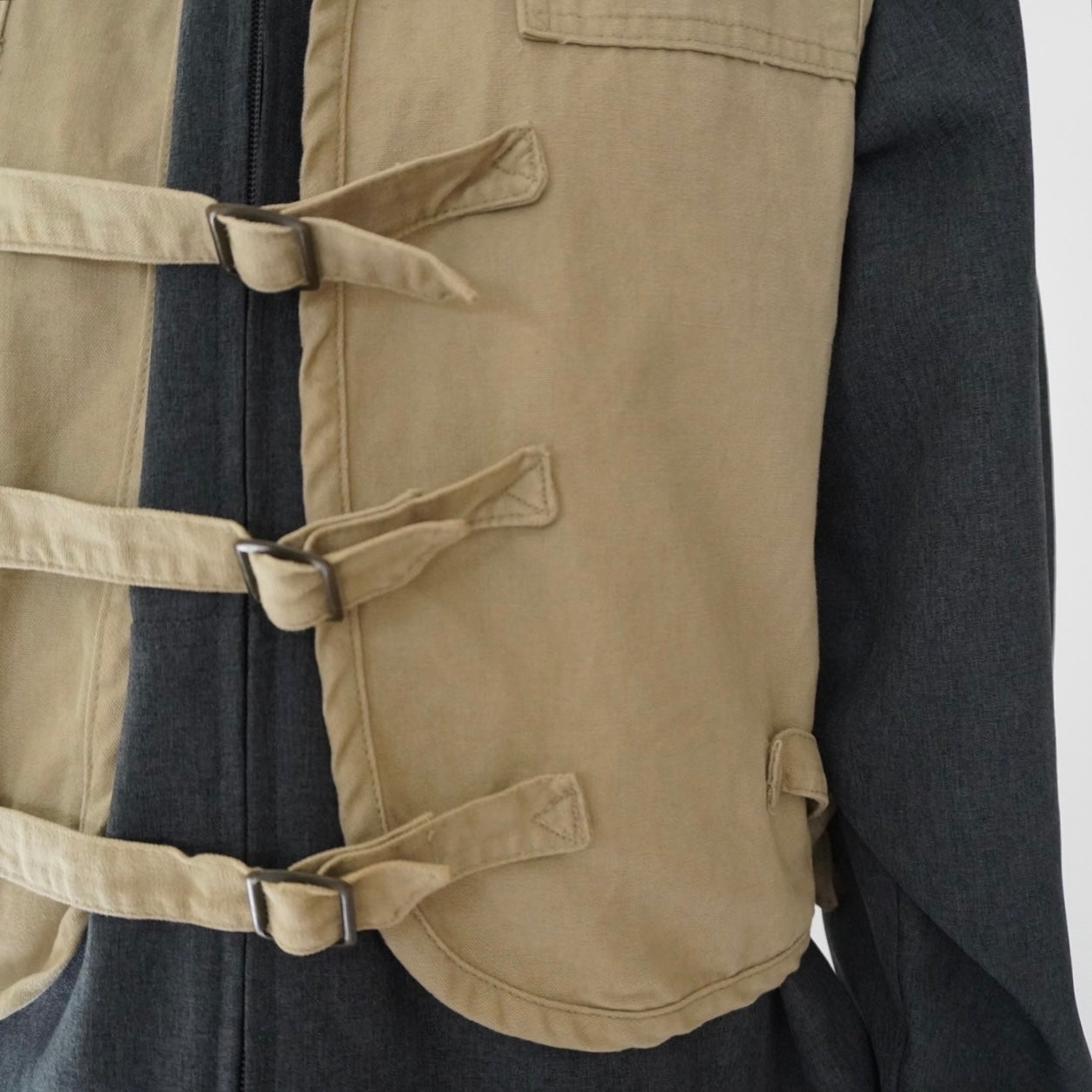 70s Belt Design Vest Made in USA