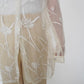 90s Embroidery Sheer Shirt