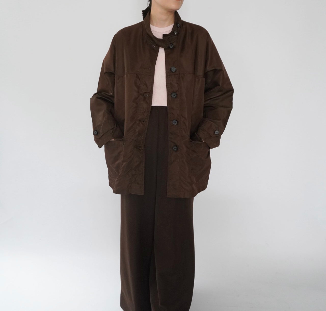 90s Brown Nylon Jacket