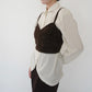 90s EURO Suede Camisole Top