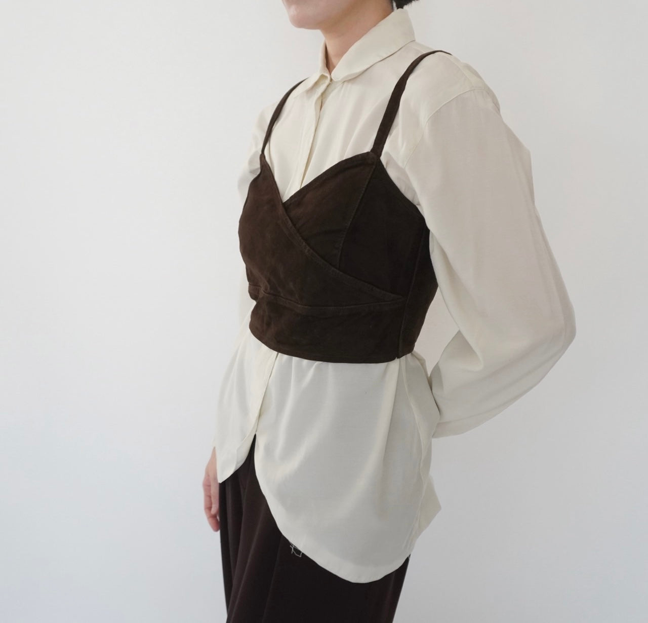 90s EURO Suede Camisole Top