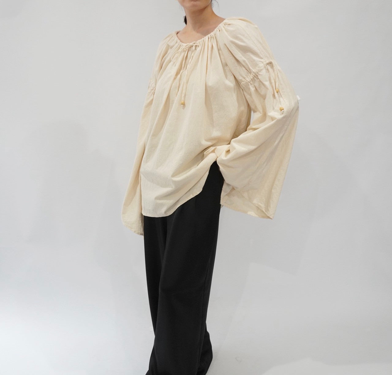 90s Cotton Ivory Tunic