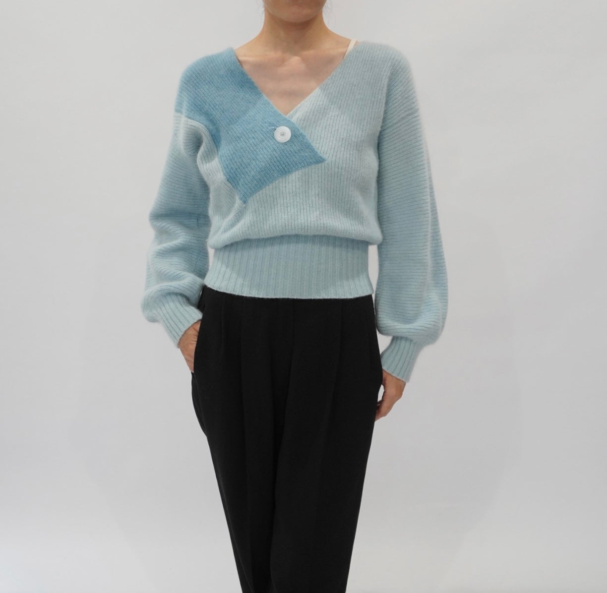 80s Angora Knit Top