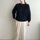 90s Black Design Knit