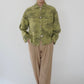 90s Pattern Shirt Jacket Made in USA