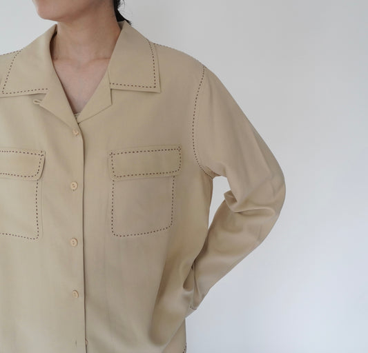 90s Silk Design Shirt