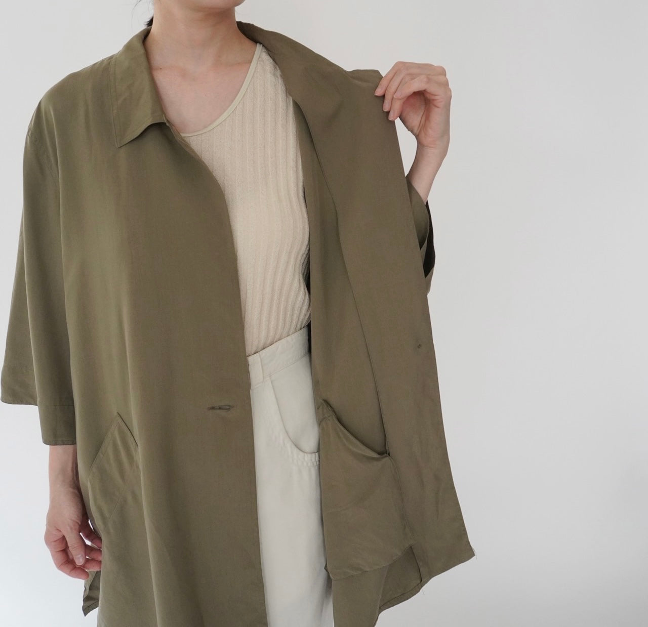 80s Silk Light Jacket Made in Italy