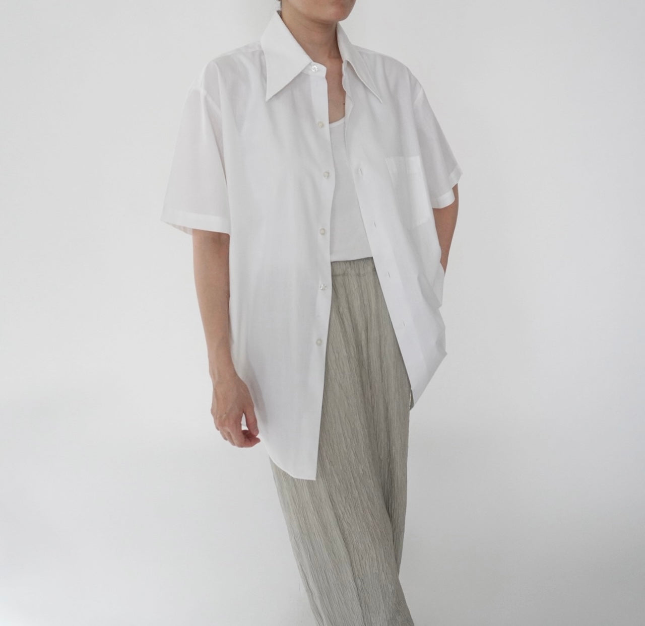 70s White Shirt