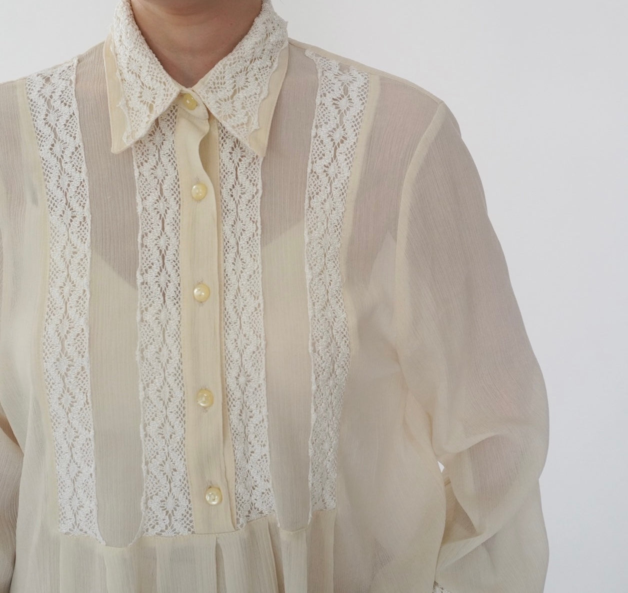 90s EURO Lace Design Tunic