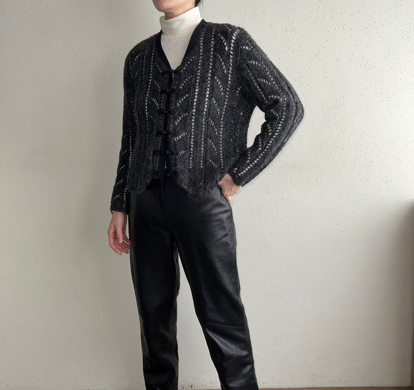 90s Design Knit Cardigan