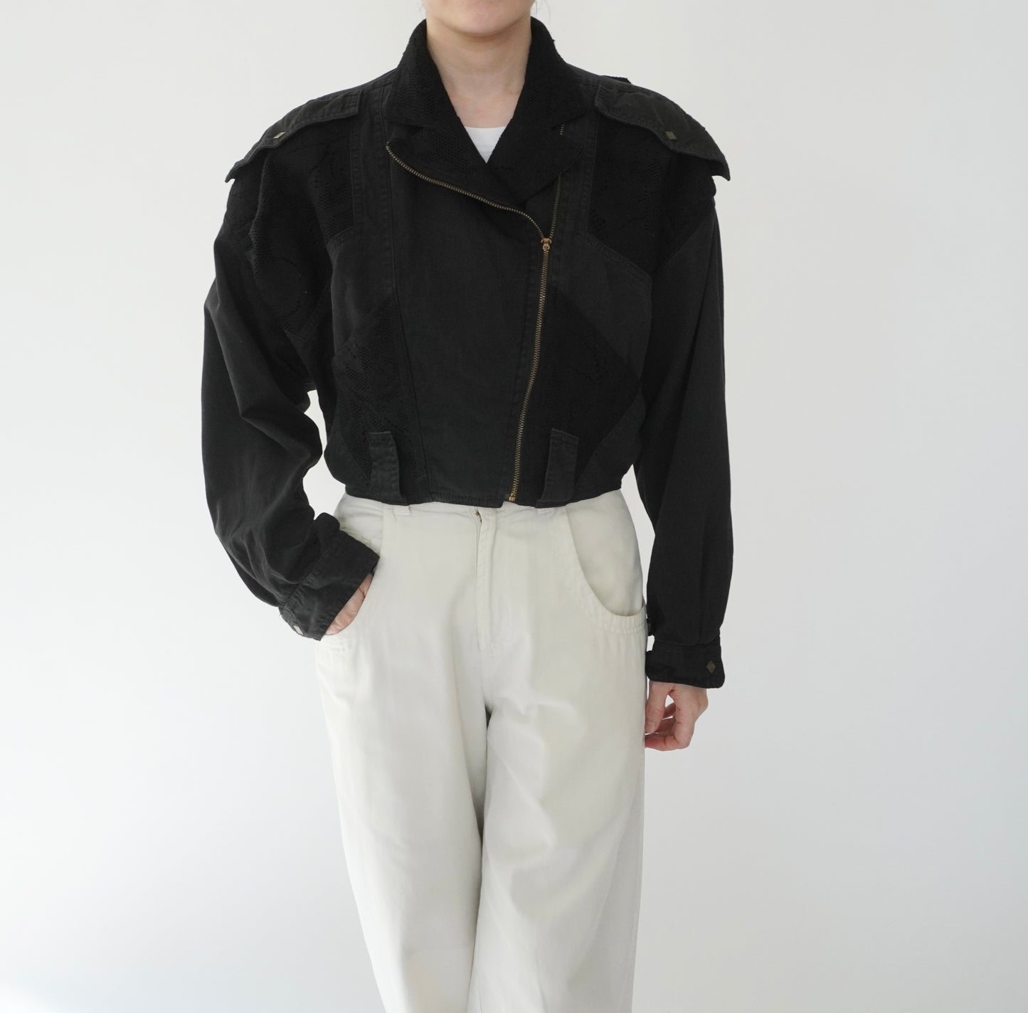 80s Lace Design Jacket
