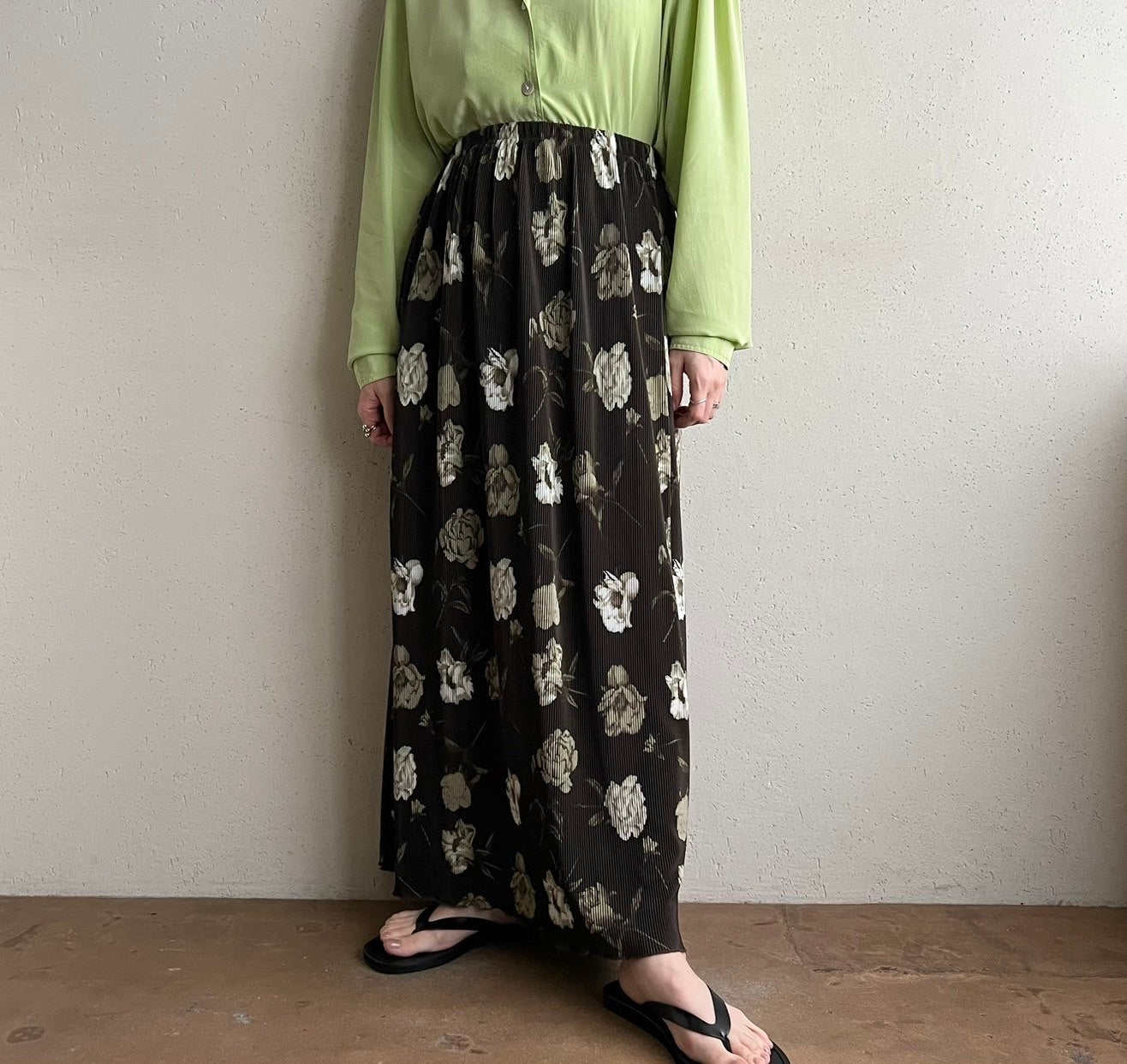 90s Pleated Skirt Made in USA