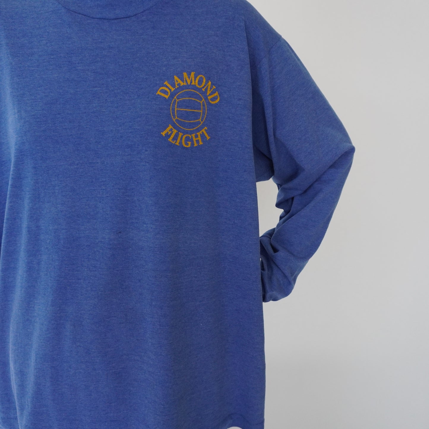 90s Printed Long T-shirt Made in USA