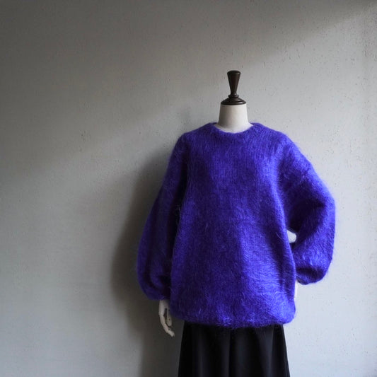 80s Blue Mohair Knit