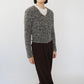 90s Zipped Knit Top