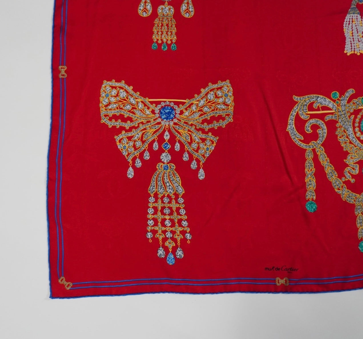 "Cartier" Silk Scarf Made in Italy