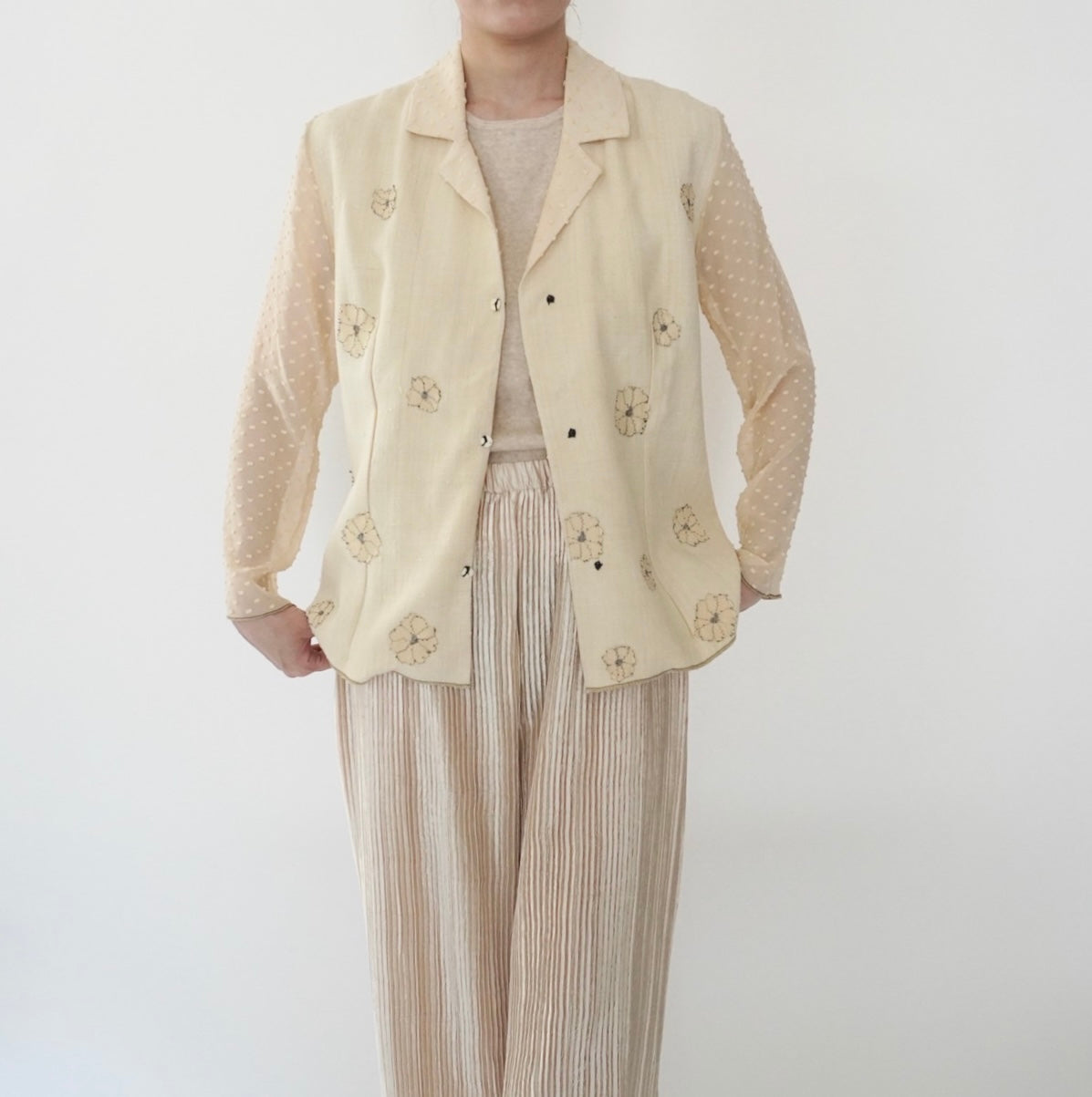 90s "Deborah Cross" Design Light Jacket