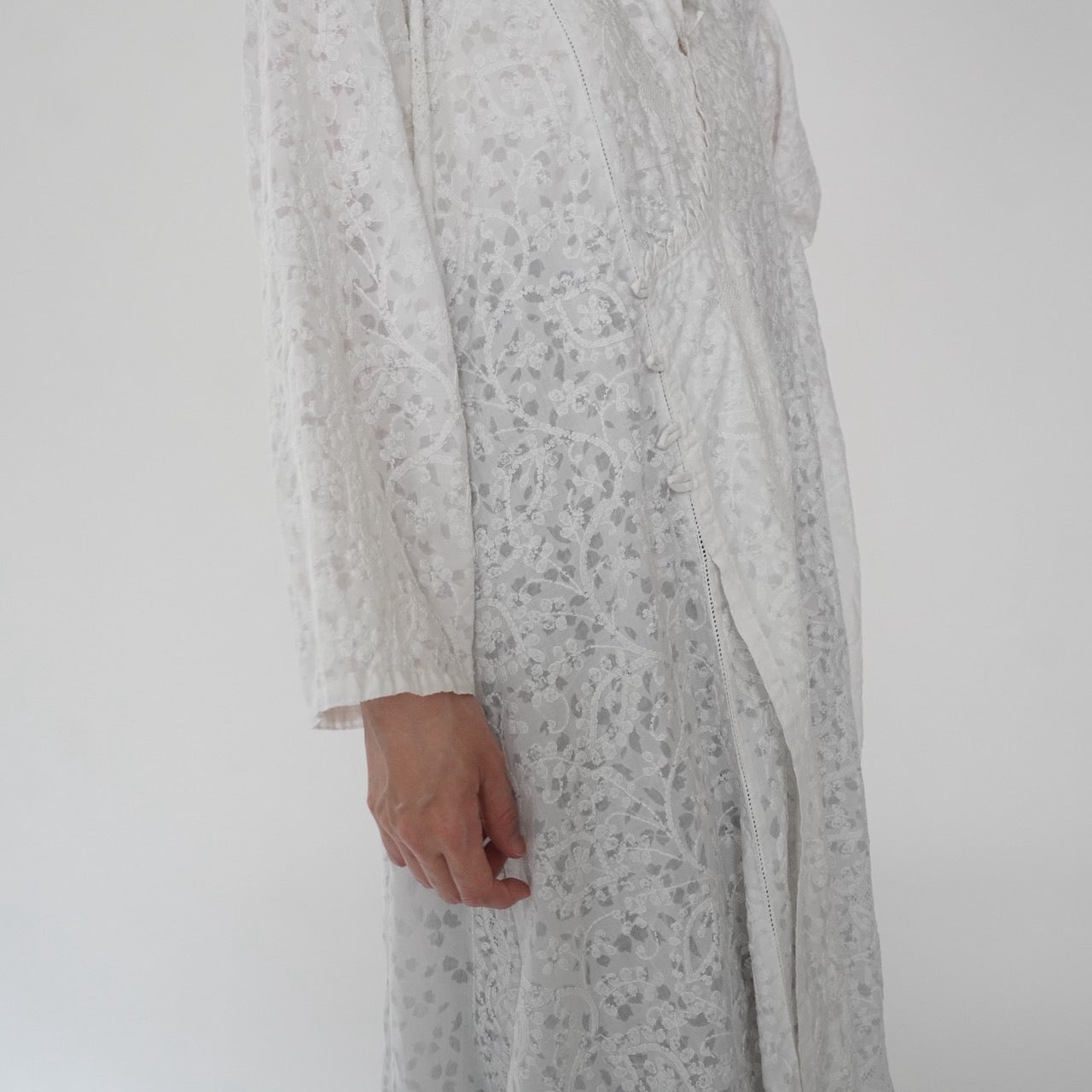 80s Embroidery Dress