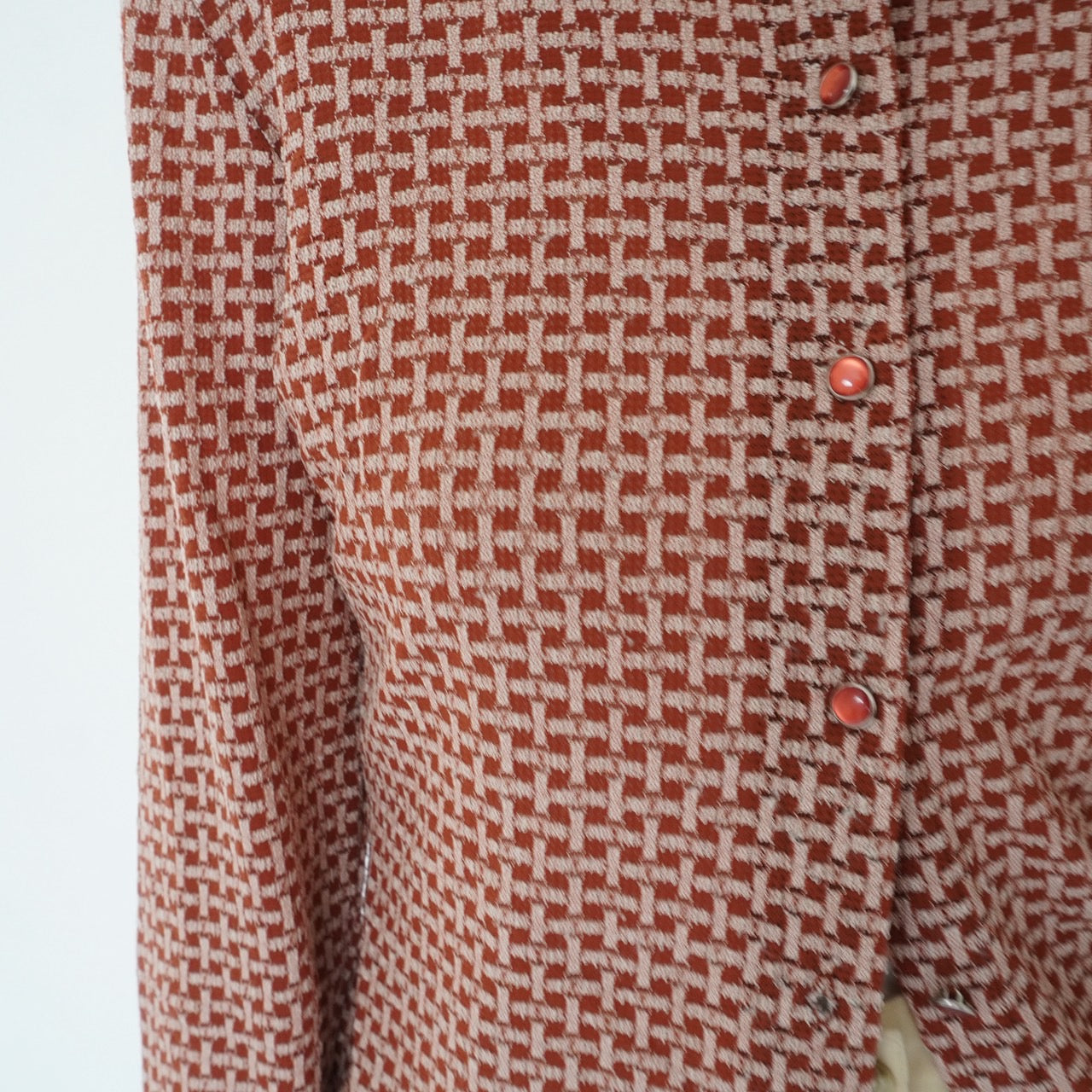 90s Pattern Shirt Made in USA