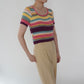 90s Multi Striped Top