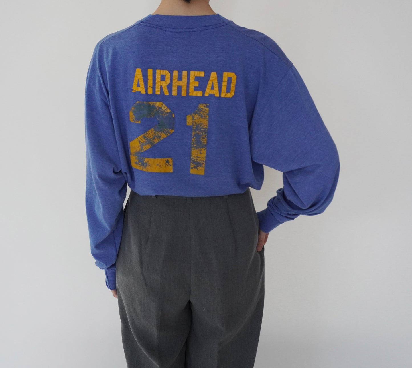 90s Printed Long T-shirt Made in USA