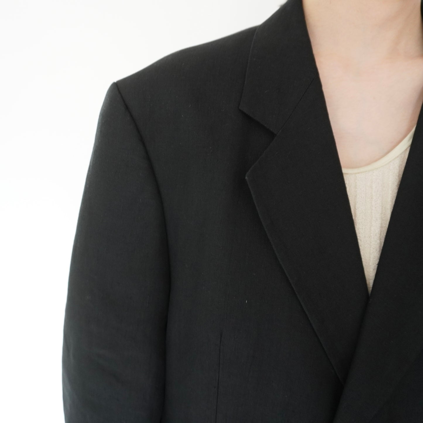 90s Linen Oversized Jacket