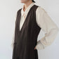 80s Sleeveless Wrap Dress