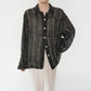 90s EURO Sheer Pattern Shirt