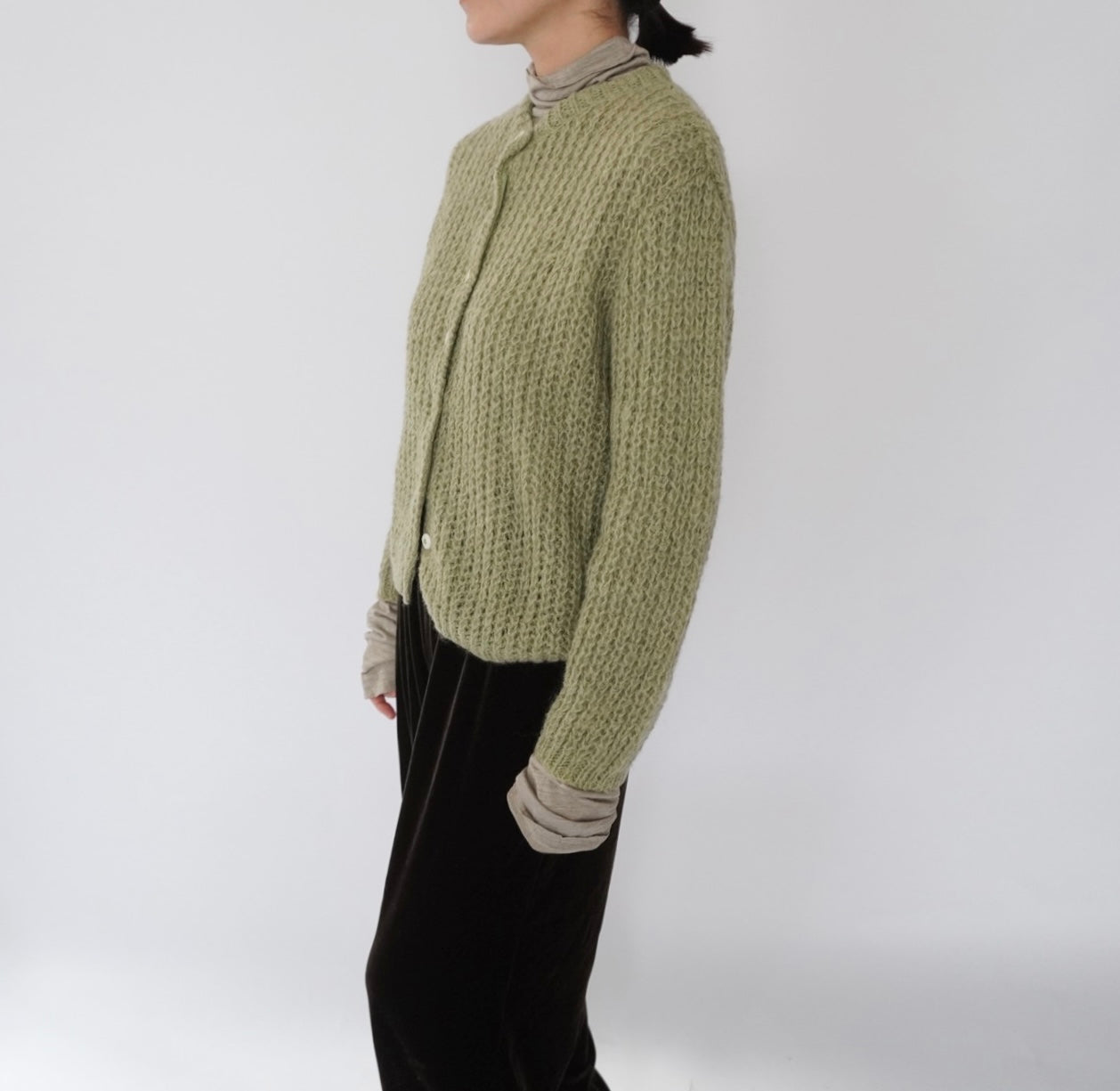 80s Mohair Knit Cardigan