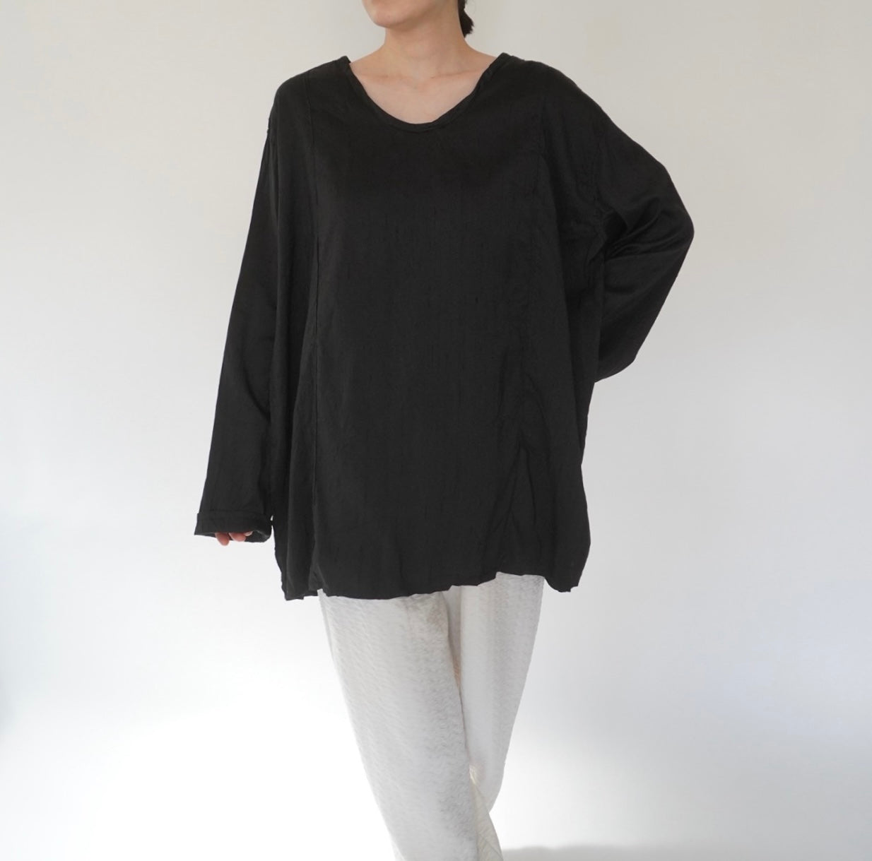 90s Raw Silk Blouse