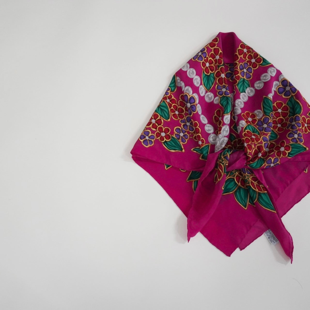 ”CHANEL” Silk Scarf Made in Italy