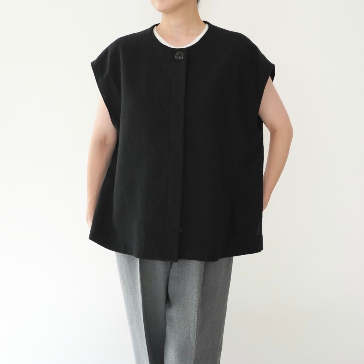 80s Boxy Top,Vest
