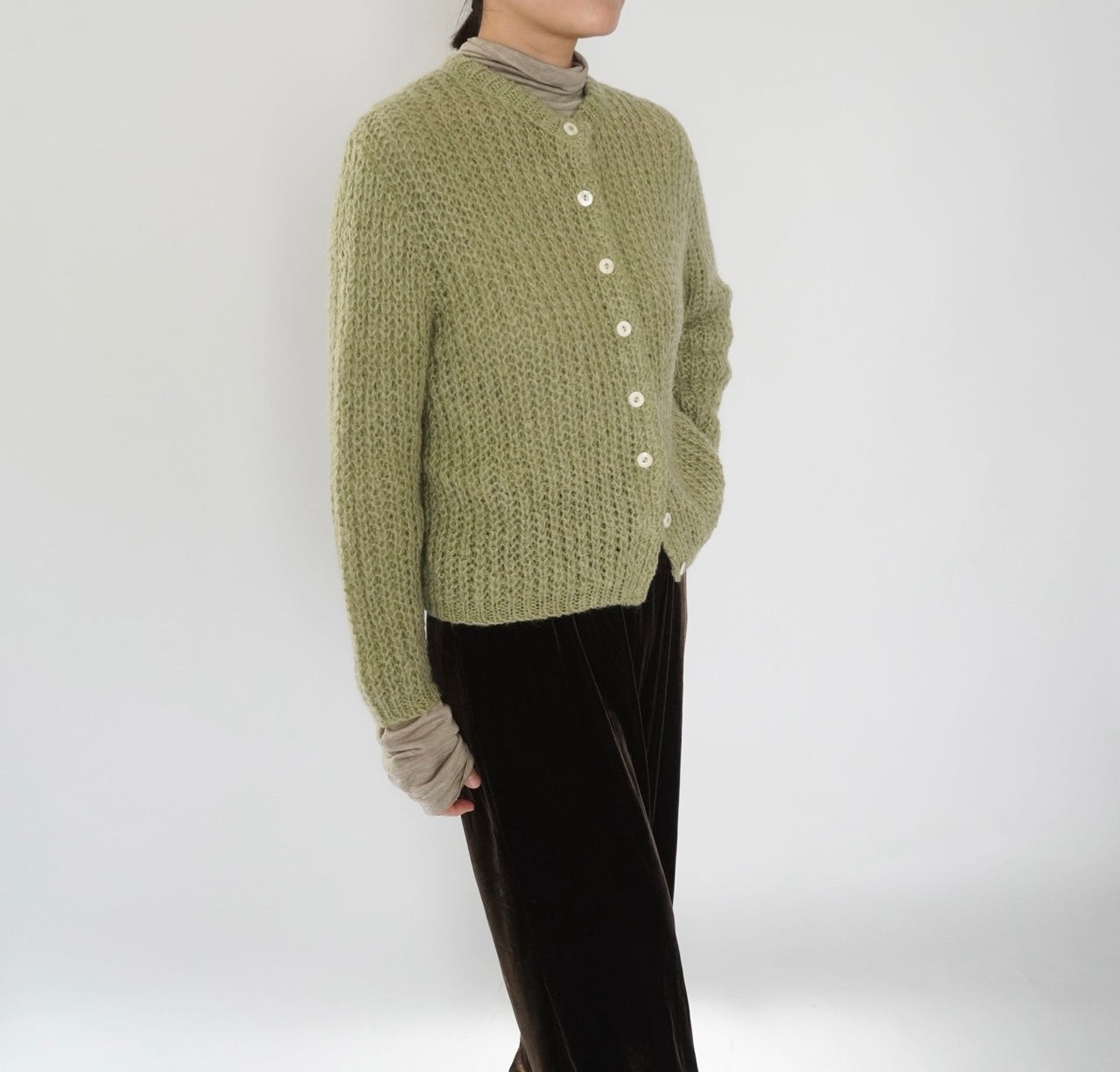 80s Mohair Knit Cardigan