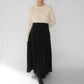 90s "Saks Fifth Avenue" Silk Pleats Skirt