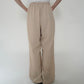 90s Beige Wide Pants
