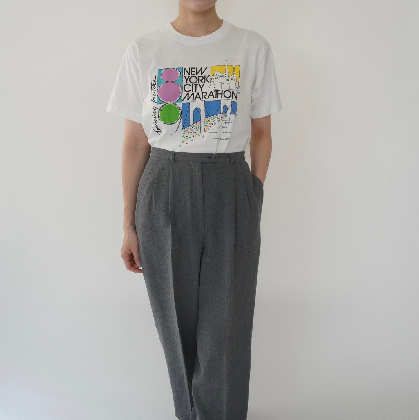 80s Printed T-shirt Made in USA