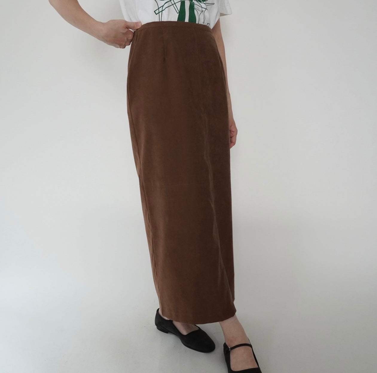 90s Brown Skirt