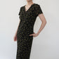 90s EURO Printed Dress