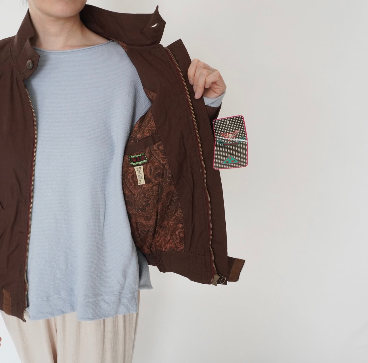 80s Light Jacket Made in Italy Dead Stock