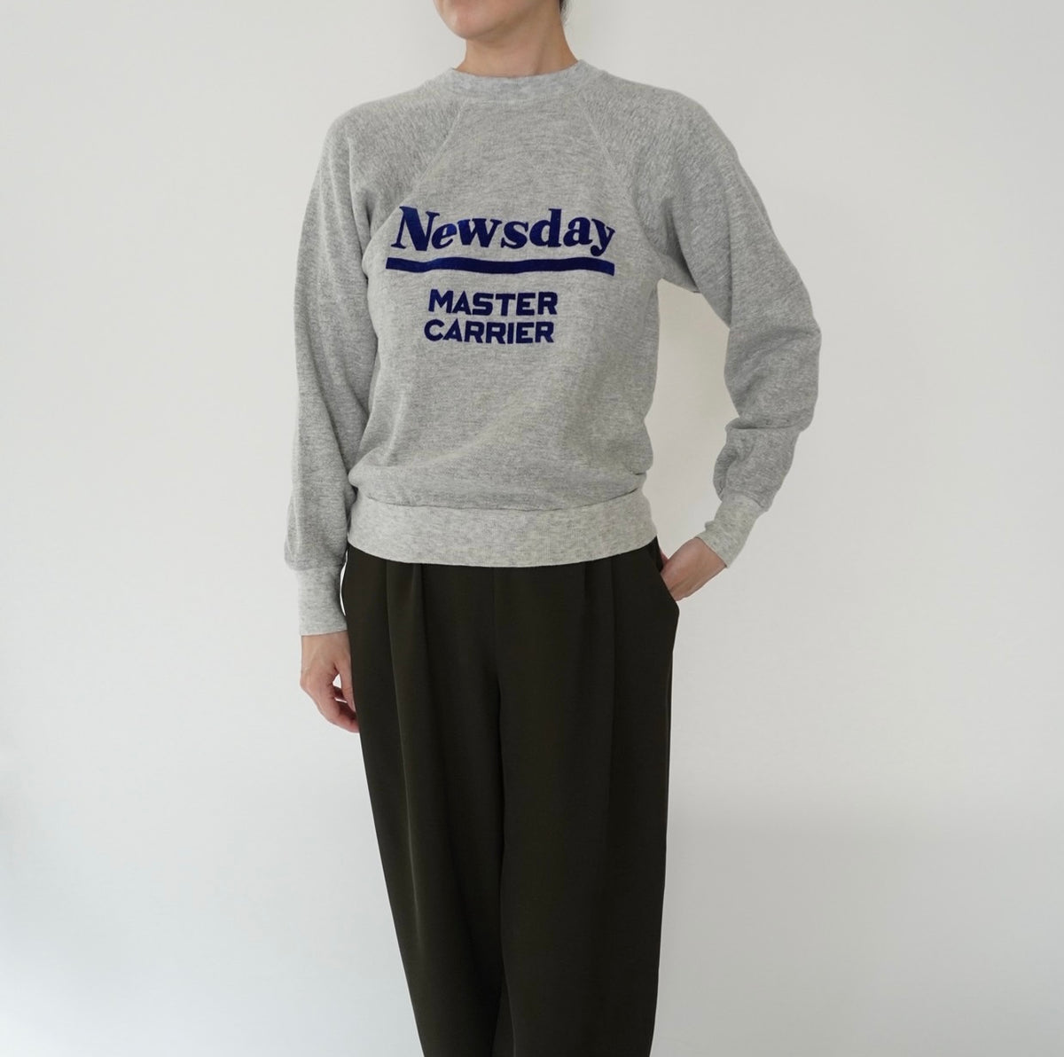 80s Printed Sweater Made in USA
