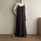 90s Printed Rayon Dress Made in USA